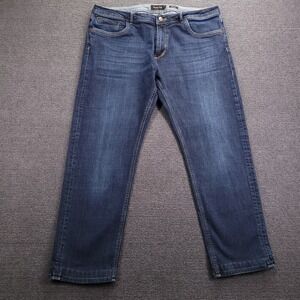 MASSIMO DUTTI Jeans Mens Size 39x28 (Tag 40) Casual Straight Blue Denim *HEMMED